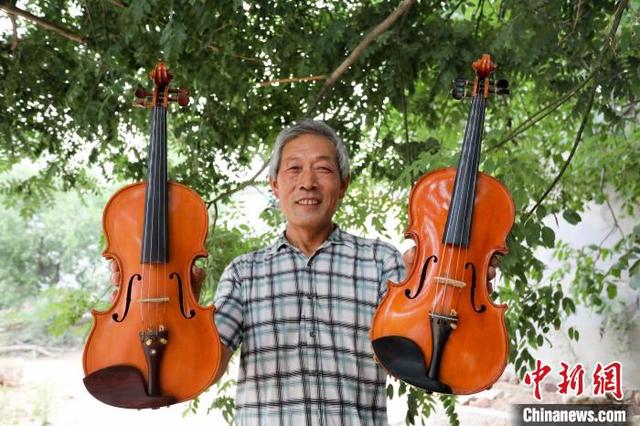 河北農民痴迷小提琴製作37年 把木頭做成有「生命」的樂器