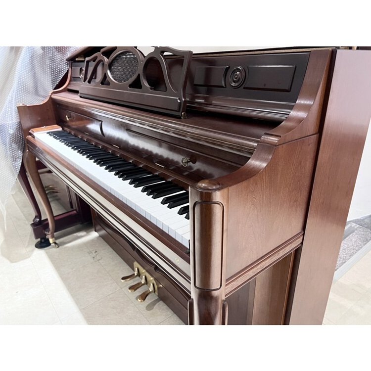 嚴選鋼琴 推薦 河合 KAWAI 804F 日本製 復古琴 雕花譜架 彎腳造型 手工機種 中古鋼琴 二手鋼琴